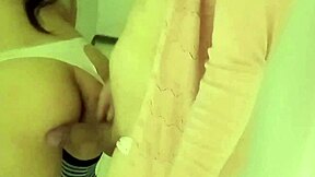 Ass cock and semen woman in cross dress