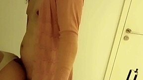 Ass cock and semen woman in cross dress
