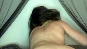 horny goth fingers her pussy full video link on my bio