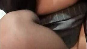 que rico stroking my big natural tits in bed