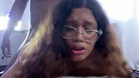 stepsister tries a black cock