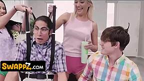 blonde asian alex coal kenna james fucked hard in wild group