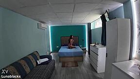 boyfriend catches me naked and wrecks my tight pussy