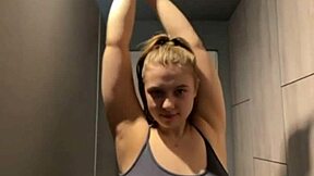 crazy fucking in the gym