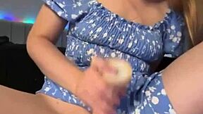squirting a lot with huge dildo