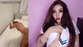 perfect body influencer films her first adult video
