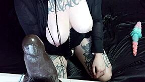 cheating pawg tattooed fetish slut wife teacher takes young 18+ bbc nut and cum in her tight holes while voyeur client watches and records taboo kink raceplay roleplay cnc crying squirt sub dom