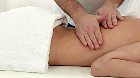 ashly rabbits massage turns steamy