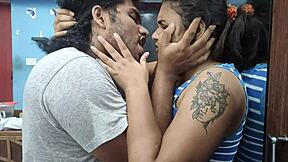 horny indian college girl gets her pussy licked boobs sucked and fucked deep in bed