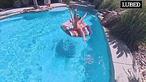 Spinner slut gets her guts crushed outdoors