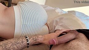 Sharing a bed with step sister i fuck her pussy but didnt pull out my dick in time and cum inside