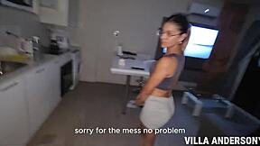 Without Water In My Apartment My Neighbor Lets Me Use His Bathroom But First He Wrecked My Vagina