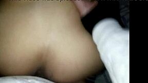 I put my finger in her pussy and i shower her buttocks with semen