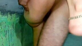 Janvibhabhi was fucked in missionary standing position by her boyfriend
