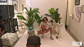 Bts christina sage strips down during a heated outfit try on