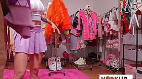 Bts - jesse pony shows off her petite 18+ figure in a sexy outfit