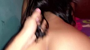 Mi novia llego de francia tiene un ano rico extra�aba sus mamadas y me da unos ricos sentones con su enorme culo