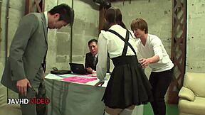 Reina hashimoto takes multiple creampies in orgy