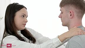 Emma pikiner - geography lesson turned into sensual sex with petite brunette