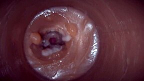 huge cock pumps cream deep inside slut