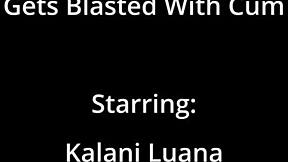 kalani luana stomach gets blasted with cum