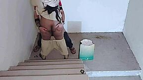Fucked sister in law on stairs secret meeting
