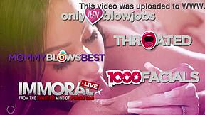 only teen blowjobs emma rosie sloppy bestie blowjob before he moves