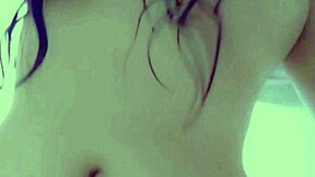 just a cute student enjoying herself at the shower wet hair wet pussy