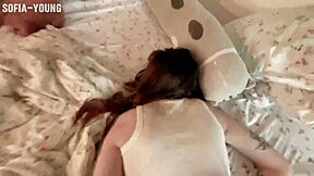 Redhead slut in handcuffs screams during hard pounding