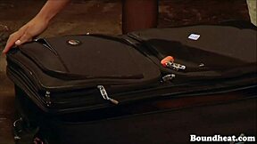 Lesbian Slave Upacked From A Suitcase