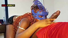horny teen 18+ suck and fuck big black cock in her apartment