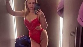extreme public show in the changing room