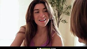 aubry babcock gives oral pleasure to step brother axel haze
