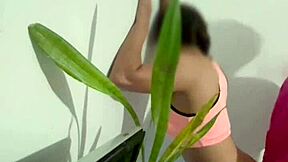 Cogiéndome a la muchachita de limpieza que contrató mi esposa