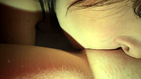 Raw lesbian massage with stepsister fingering her tight pussy