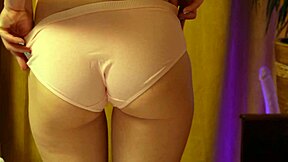 Strawberry Panties On Her Round Ass