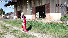 Young supergirl tricked by old man in lair