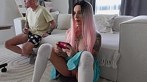 stepfather tries my tight ass first time