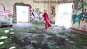 Young supergirl tricked by old man in lair