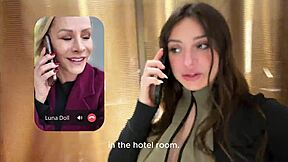threesome with victoria nova and gaby on valentines day