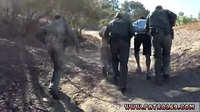 ebony teen toys the cop then gets fucked