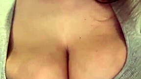 Stepmother teases with her milky tits