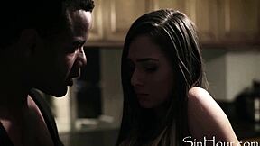 Fucked By Her Boyfriends Old Man When She Went For A Midnight Snack