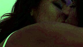 perfect night with cute brunette using toys