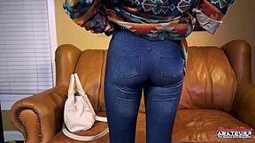 inked coed loves dildo and cock