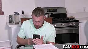 slut stepdaughter miranda fucks her stepdad by the washing machine