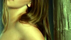 Confident small titted teen catwoman christine carter undressing slowly
