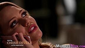 teen les scissors stepmom first time