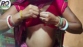 Desi village sister-in-law fucked in lap in doggy style in hindi