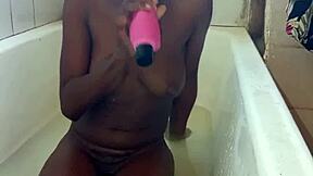 small 19 year old petite cute faced teen stepdaughter sucking big pink vibrator